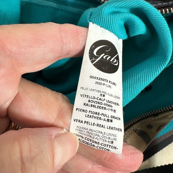 Gabs TIGER G3 Convertible Shoulder Bag Backpack Tote Leather Denim Animal Print - Picture 11 of 15